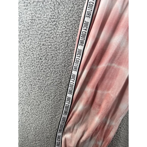 Juicy Couture Woman's Velour Pink Tie Dye Joggers Track Suit Bottoms Size Small - Picture 2 of 9